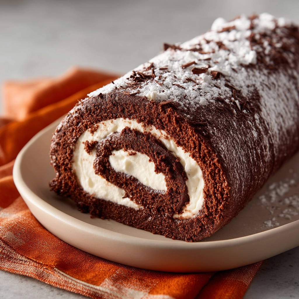 Impress with Ease: The Ultimate Double Chocolate Cake Roll